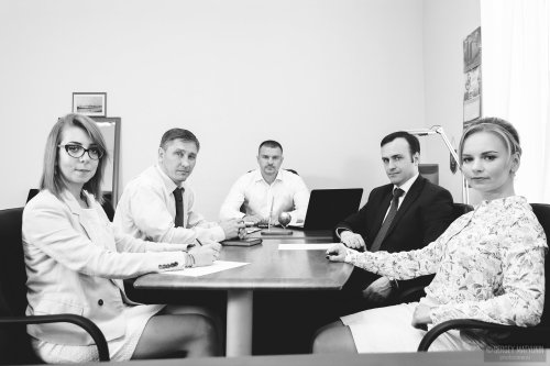 Съемка работников компании