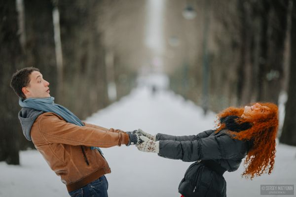 Новогодний образ для зимней фотосессии в студии