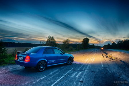 Фотосессия с автомобилем Mazda